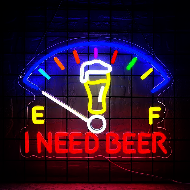 Neon I Need Beer