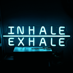 Neon Inhale Exhale