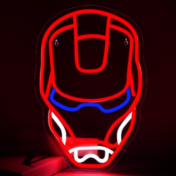 Neon Iron Man
