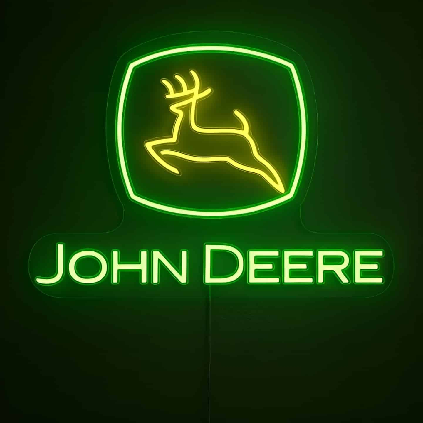 Neon John Deere