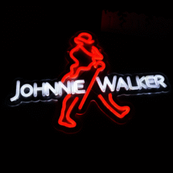 Neon Johnnie Walker