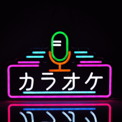 Neon Karaoké Caractères Japonais