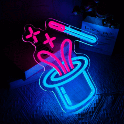 Neon Lapin Chapeau Magicien