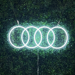 Neon Logo Audi