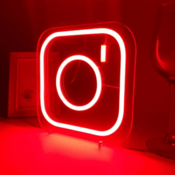 Neon Logo Instagram