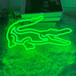 Neon Logo Lacoste