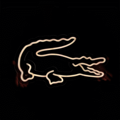 Neon Logo Lacoste