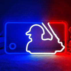 Neon Logo Major League Baseball