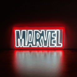 Neon Logo Marvel