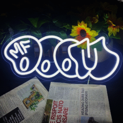 Neon Logo MF DOOM