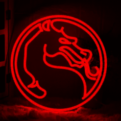 Neon Logo Mortal Kombat