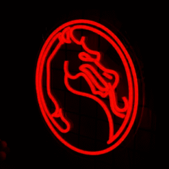 Neon Logo Mortal Kombat