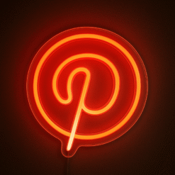 Neon Logo Pinterest