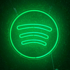 Neon Logo Spotify