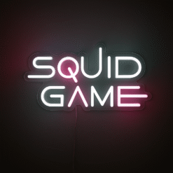 Neon Logo Squid Game