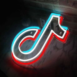 Neon Logo Tiktok