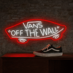 Neon Logo Vans Off The Wall
