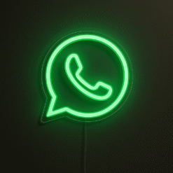 Neon Logo WhatsApp