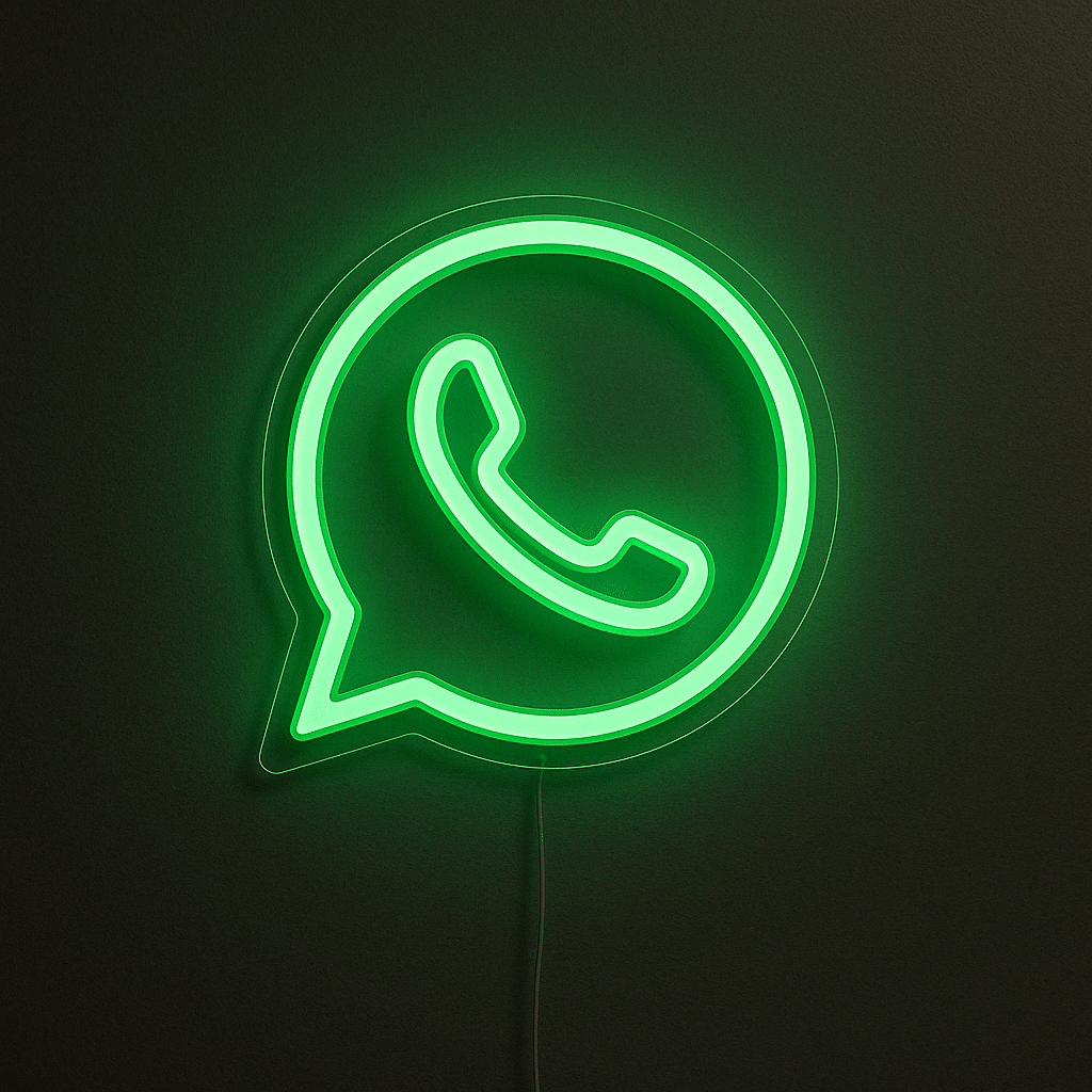 Neon Logo WhatsApp