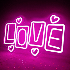 Neon Love Coeur