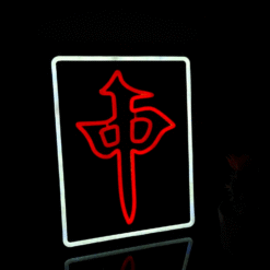 Neon Mahjong Dragon Rouge