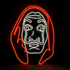 Neon Masque Casa de Papel