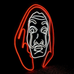Neon Masque Casa de Papel