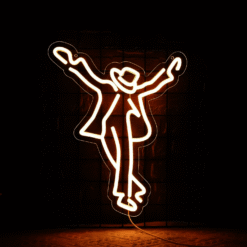 Neon Michael Jackson
