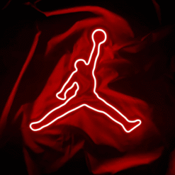 Neon Michael Jordan (Jumpman)