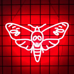 Neon Papillon Tête de Mort