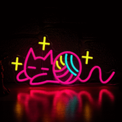 Neon Pelote de Laine Chat