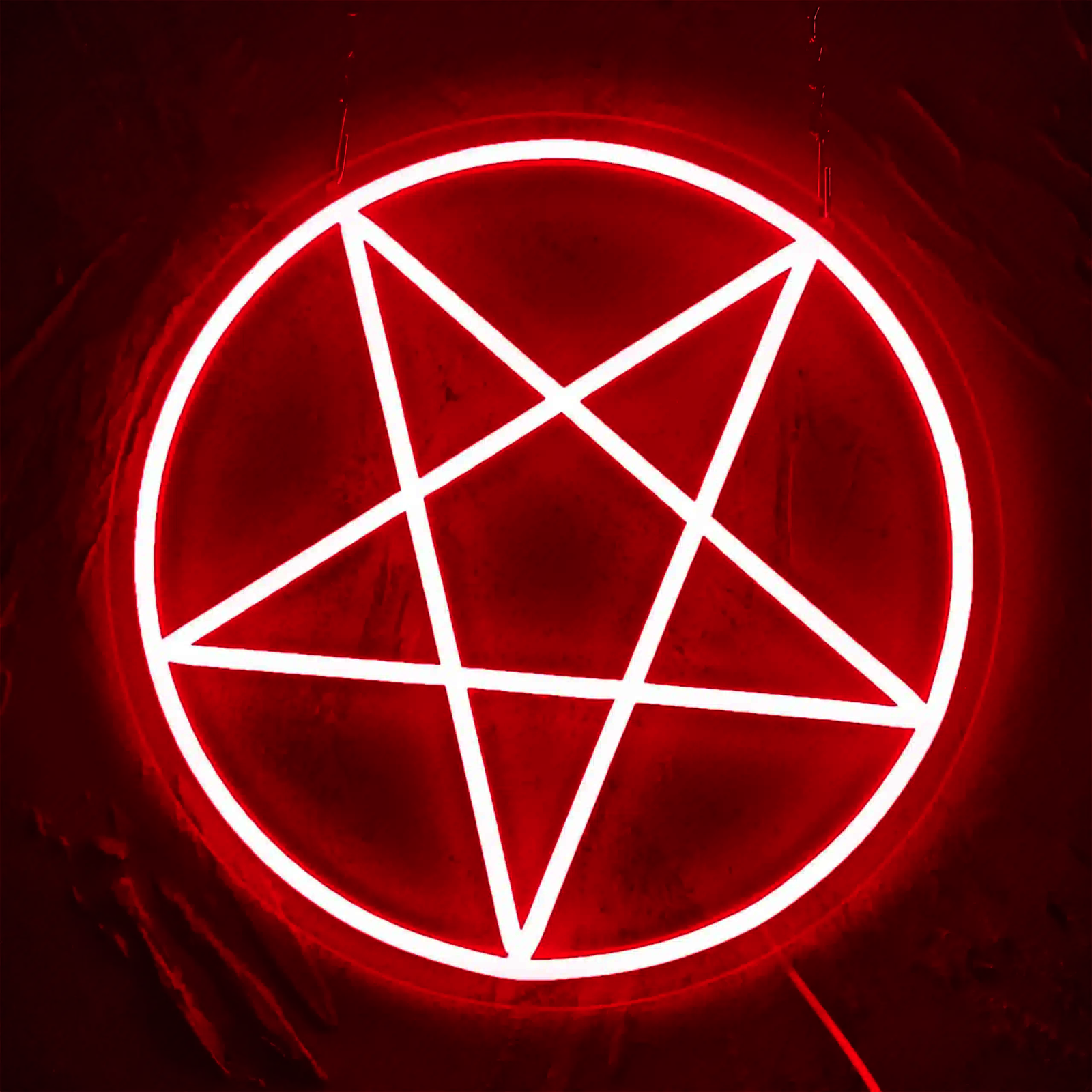 Neon Pentagramme Inversé
