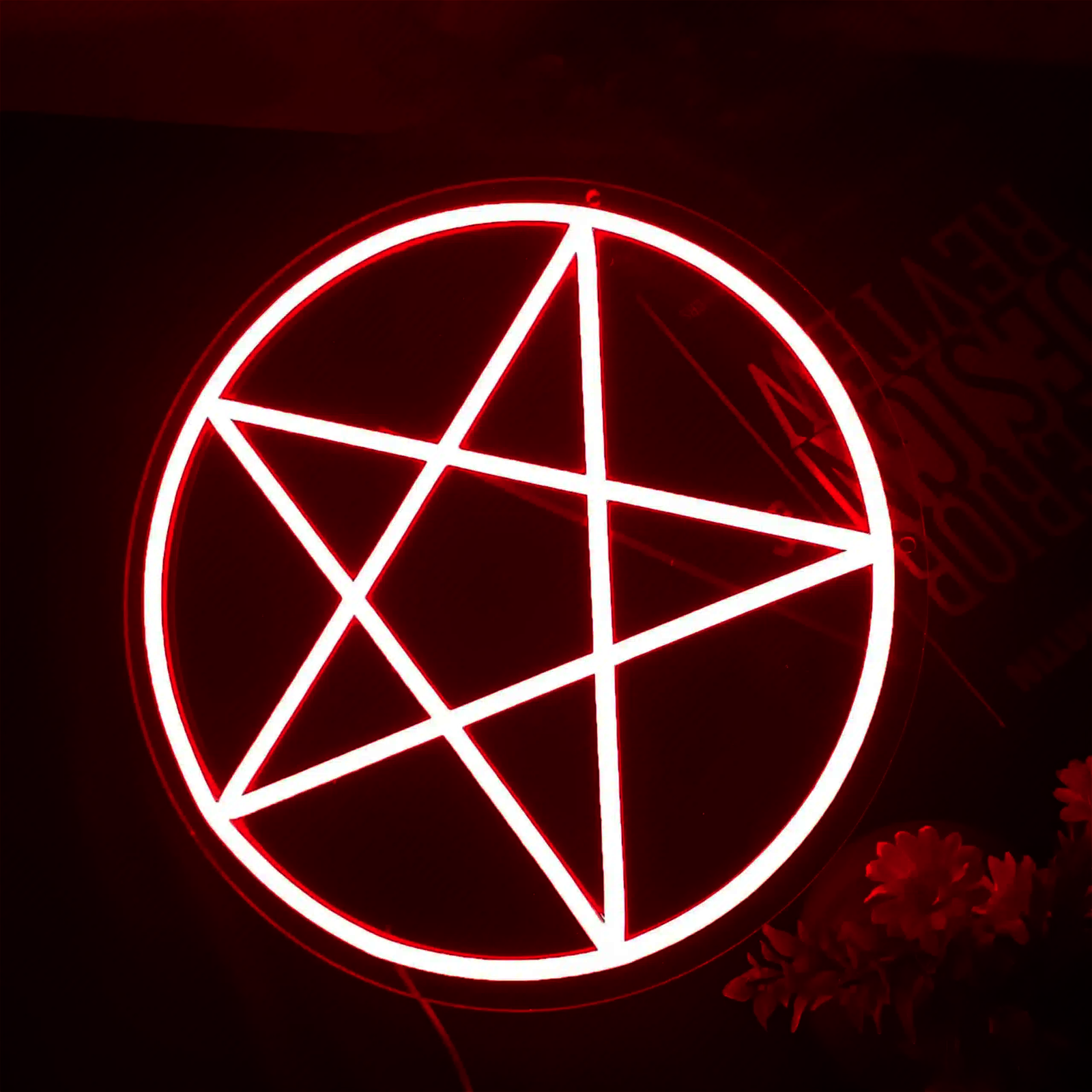 Neon Pentagramme Inversé