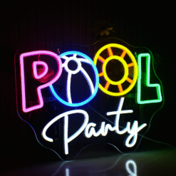 Neon Pool Party
