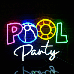 Neon Pool Party