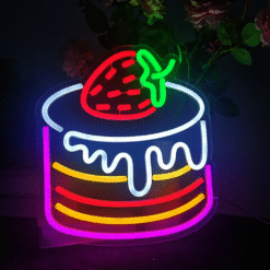 Neon Rainbow Cake