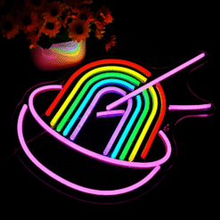 Neon Ramen Arc-en-ciel