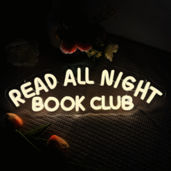 Neon Read All Night Book Club