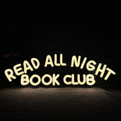 Neon Read All Night Book Club