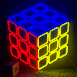 Neon Rubik’s Cube