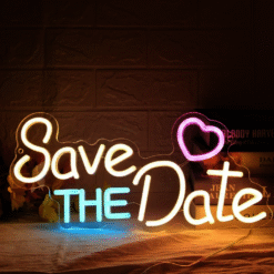 Neon Save The Date