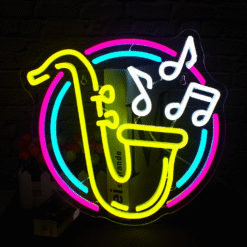 Neon Saxophone