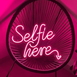 Neon Selfie Here