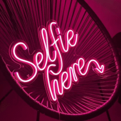 Neon Selfie Here