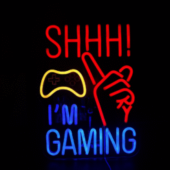 Neon Shhh I’m Gaming