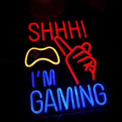 Neon Shhh I’m Gaming
