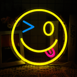 Neon Smiley Clin d’oeil