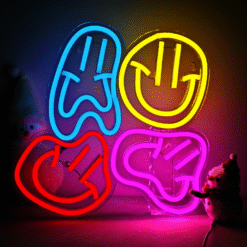 Neon Smileys Distordus