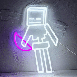 Neon Squelette Minecraft