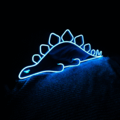 Neon Stégosaure Endormi